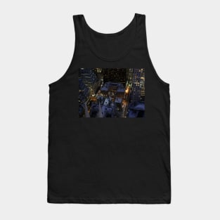 Hidden Christmas Tree in Manhattan at Night Tank Top